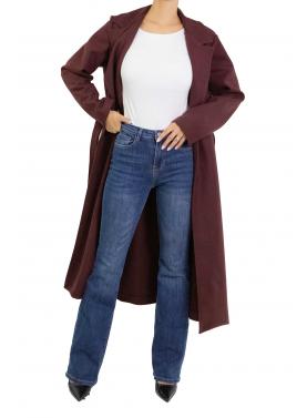 Cappotto con elastico dietro e cinta Options